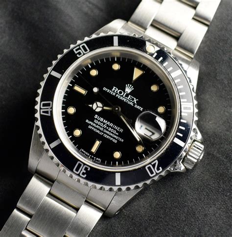 rolex submariner 1990 ref 16610|rolex submariner model 16610 price.